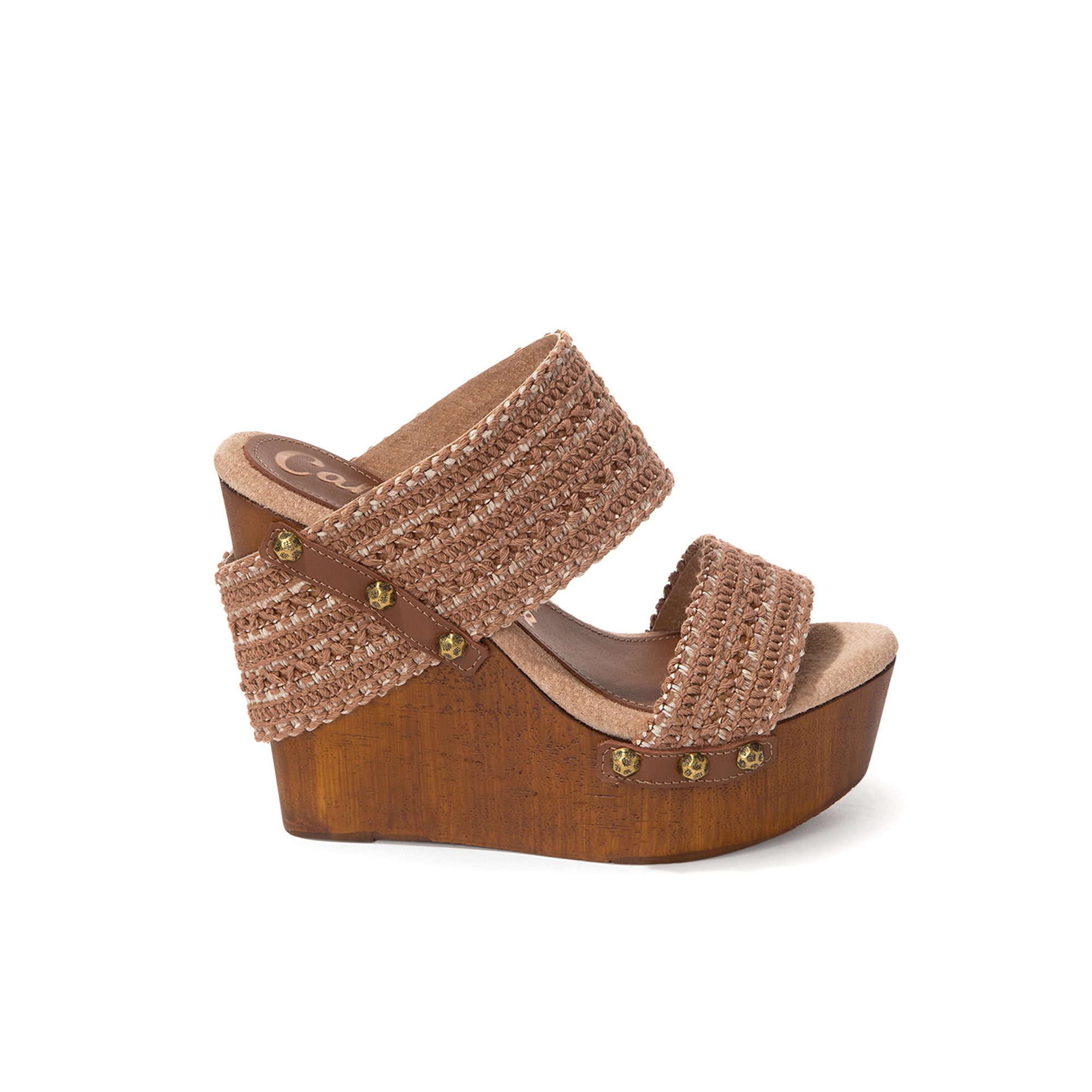 LC Lauren Conrad Women's Galena Wedge Sandals Natural Size:8.5 177i | eBay