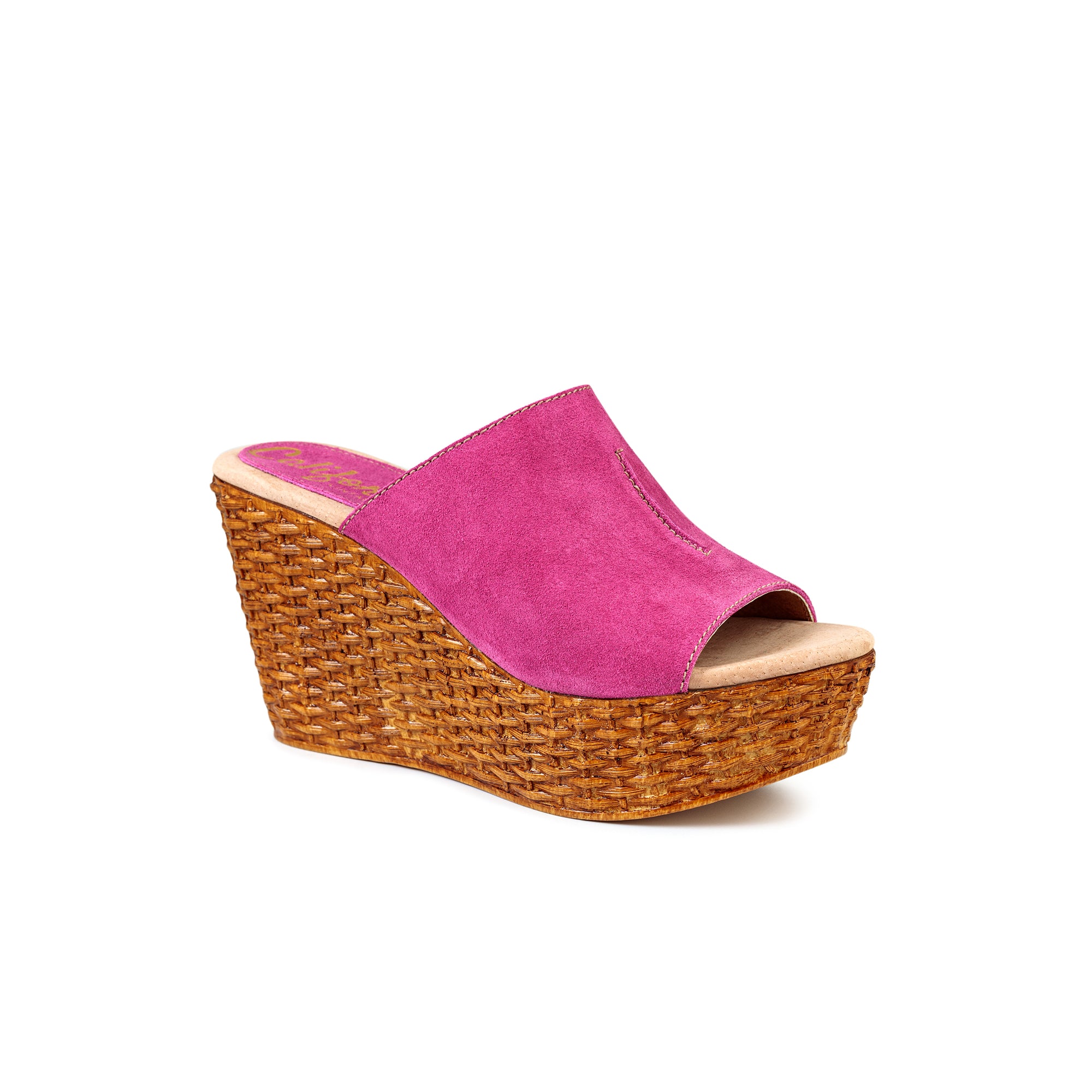 Womens slip on shops wedge sandals